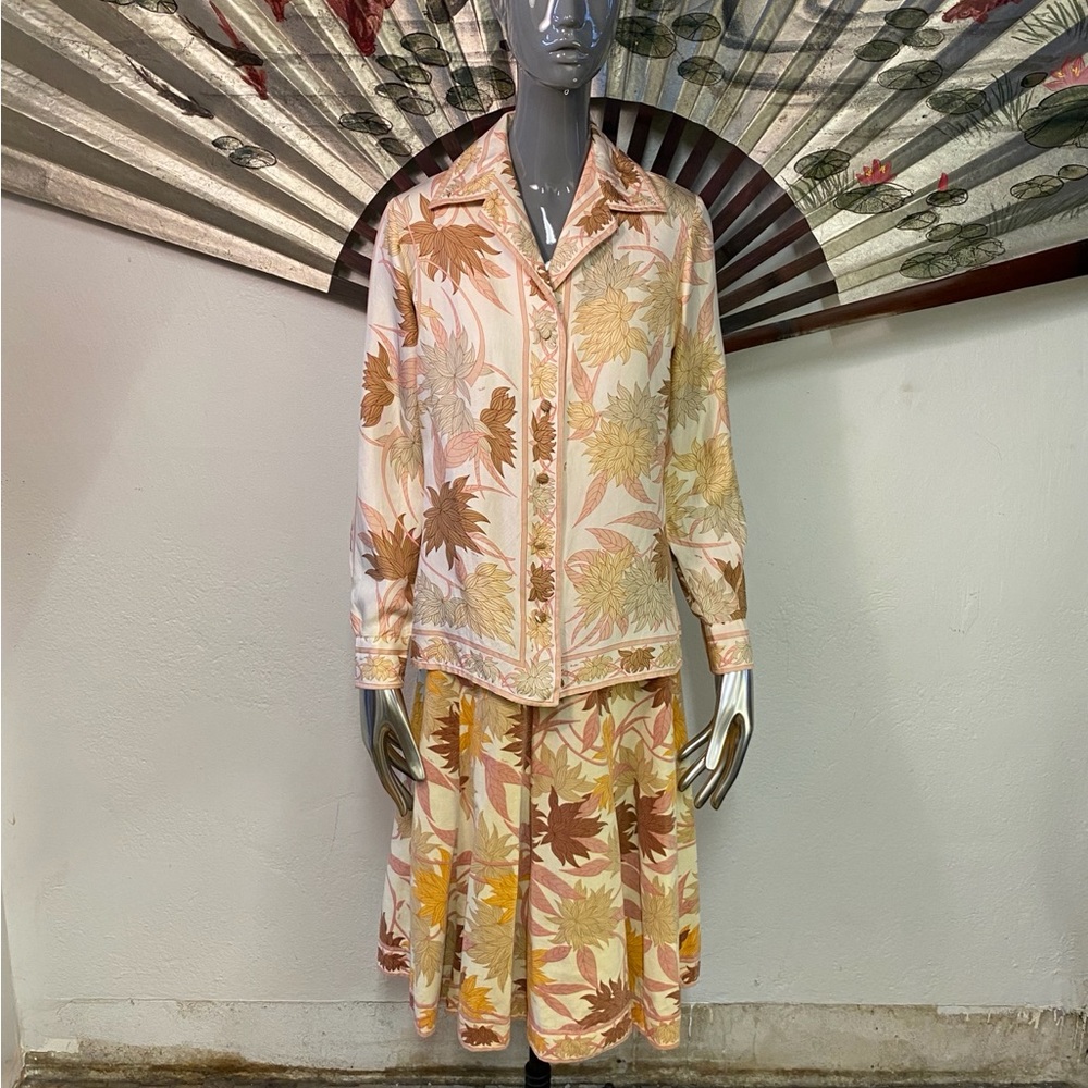 Vintage Emilio Pucci Skirt Set, XS